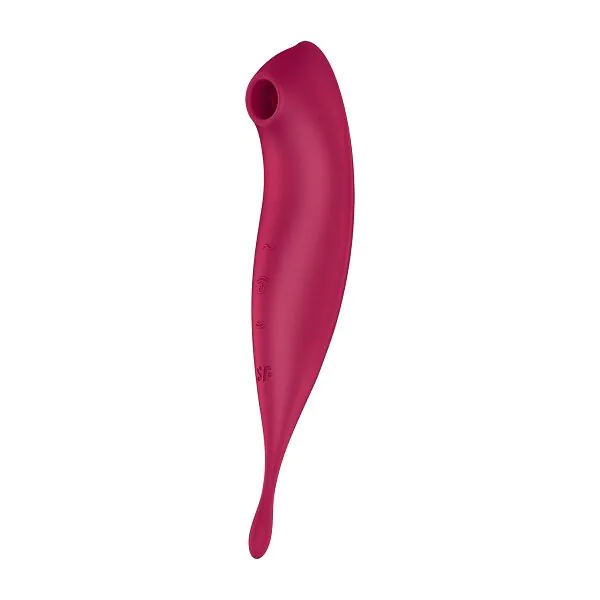 Satisfyer Twirling Pro Connect Massager-app Mørkerød Storbritannien