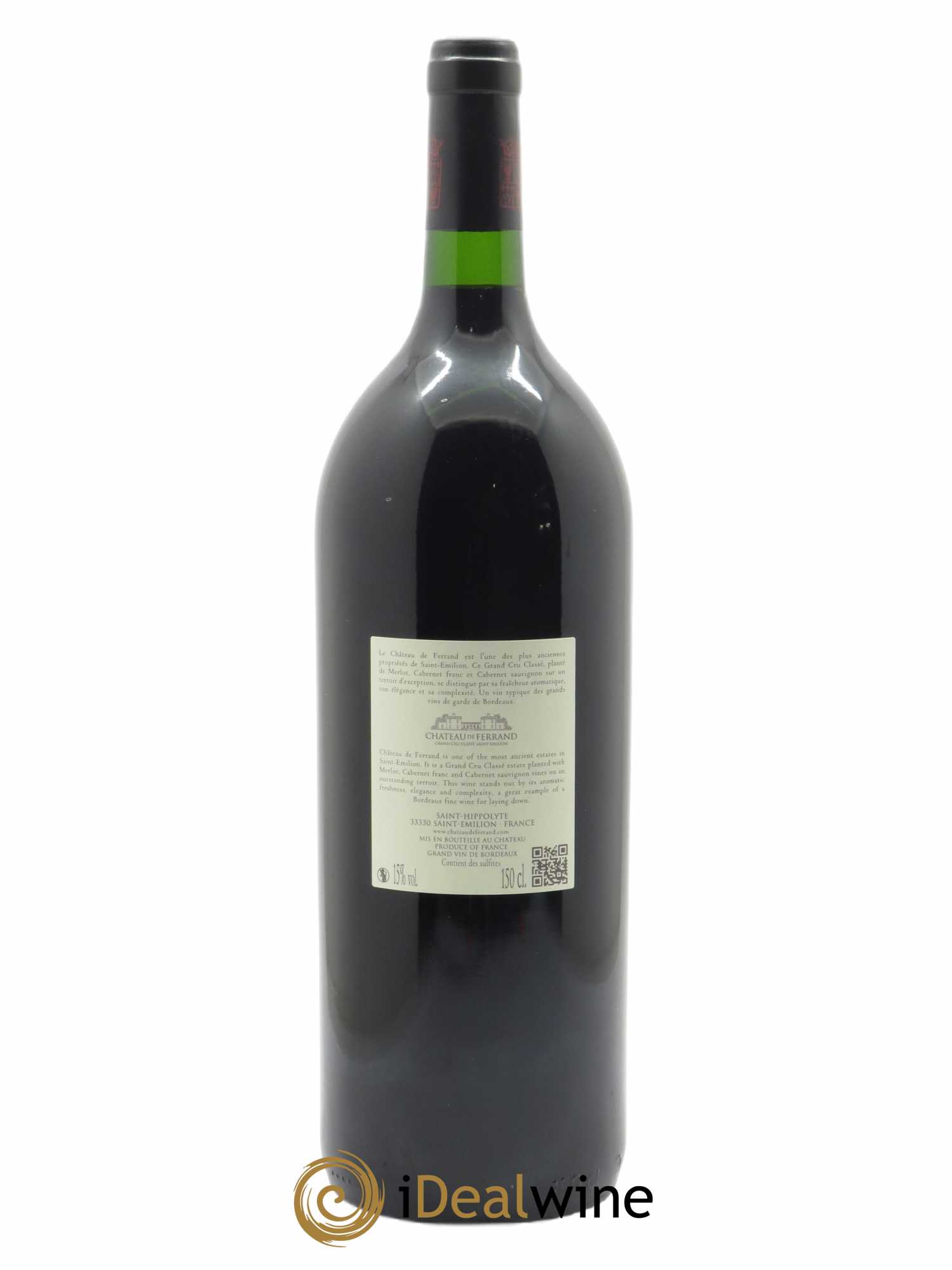Château de Ferrand Grand Cru Classé (CBO à partir de 6 mgs) 2015 - Lot de 1 Magnum
