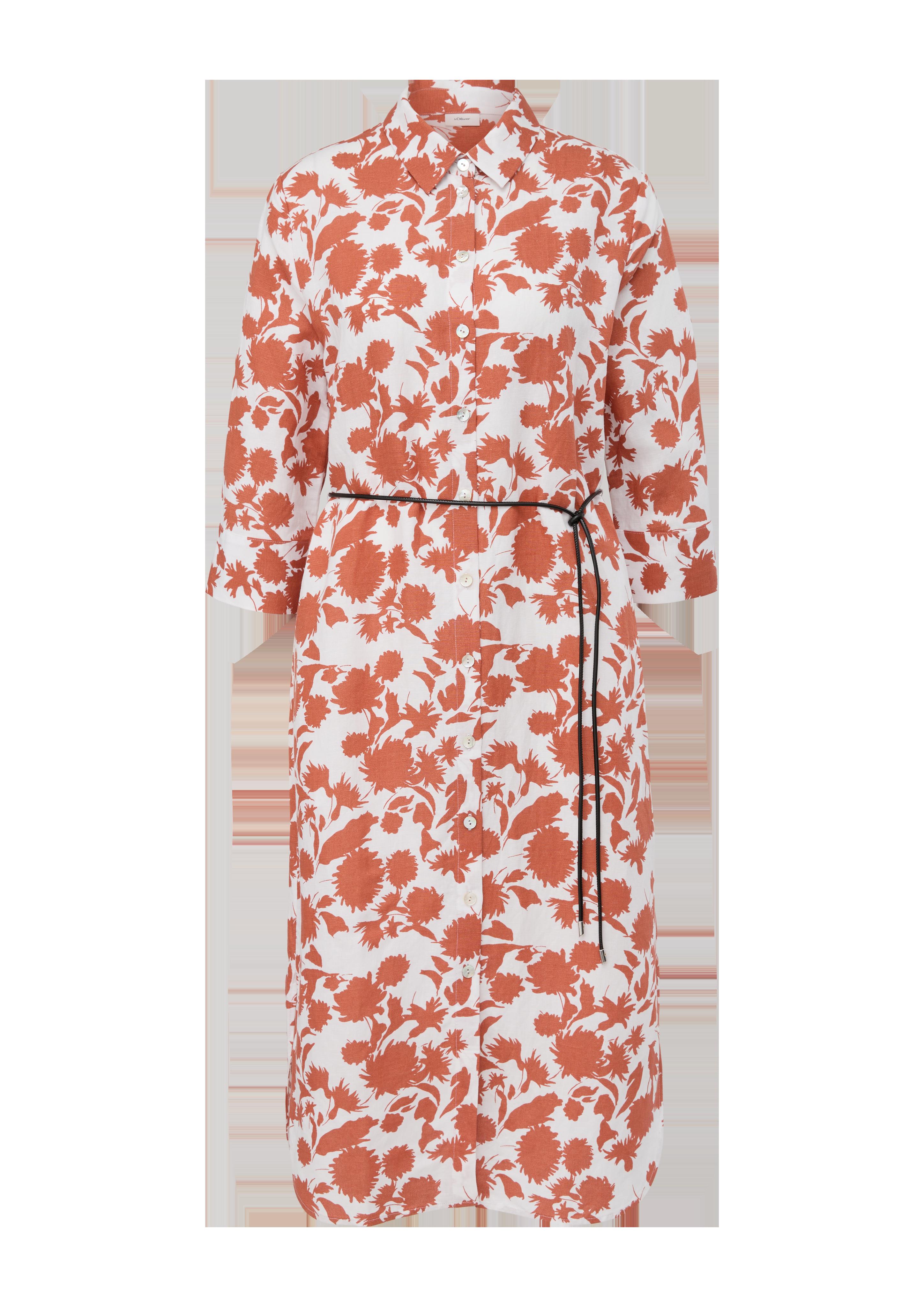 Kleid aus Leinenmix  2132298-28A2