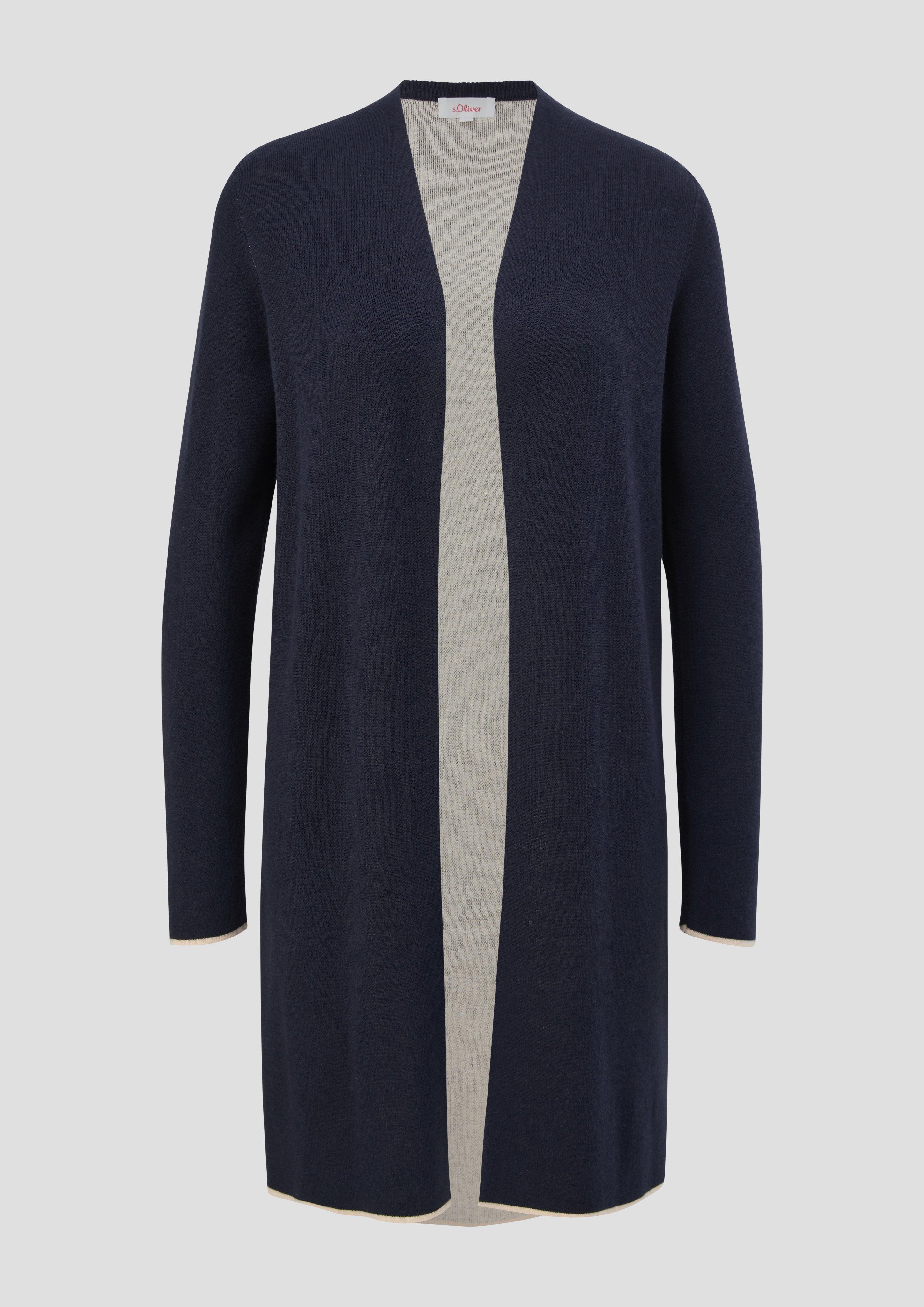 Long-Cardigan in Doubleface-Qualität  2138536-5959
