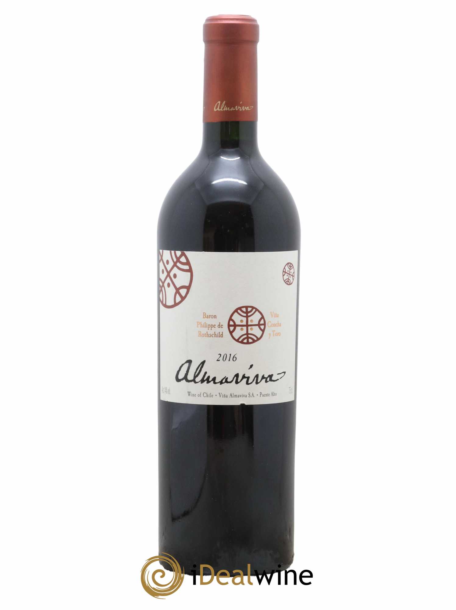 Chili Almaviva Baron P. de Rothschild Concha y Toro  2016 - Lot de 1 Bouteille