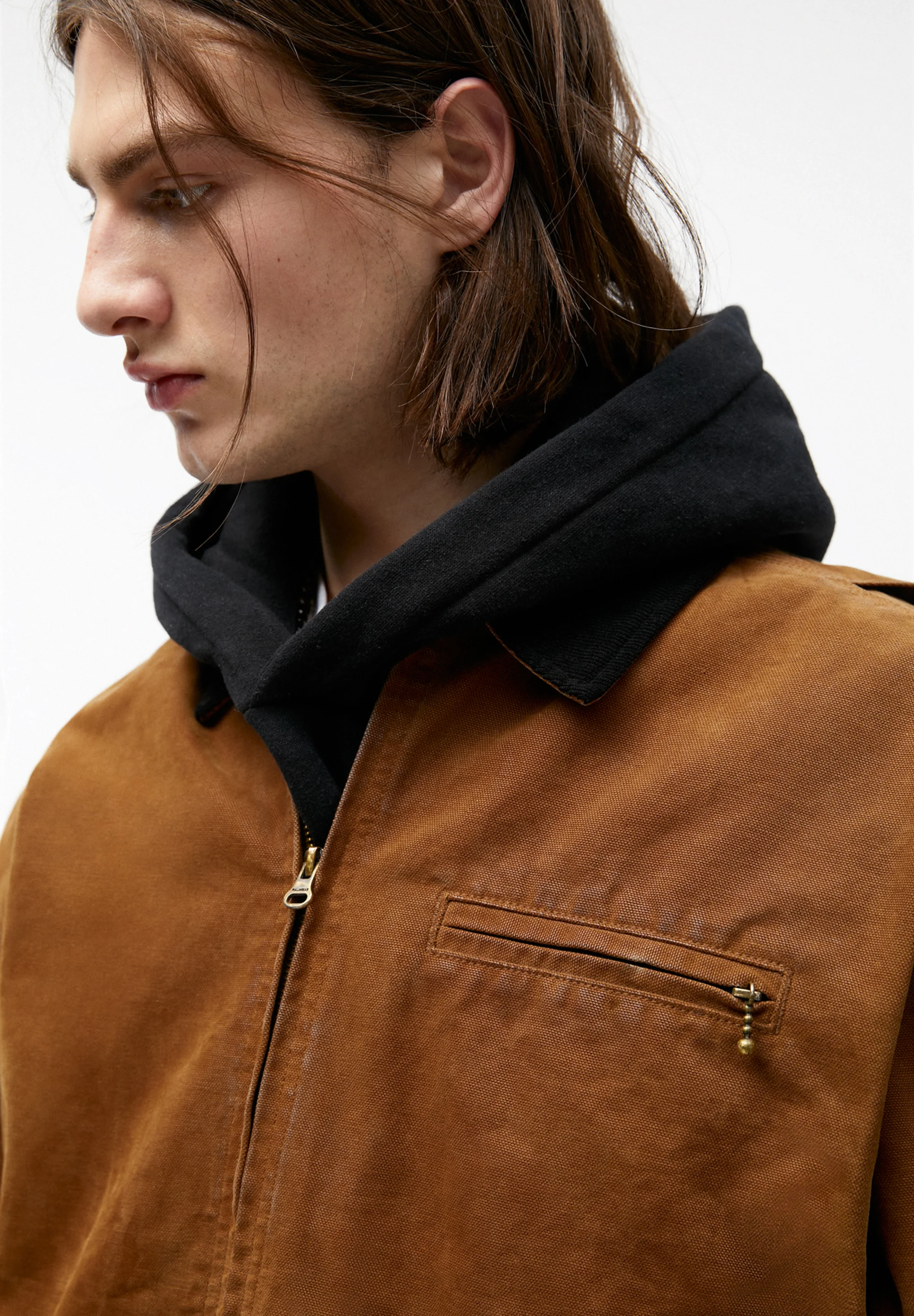 PULL&BEAR CUELLO EN CONTRASTE - Chaqueta de entretiempo