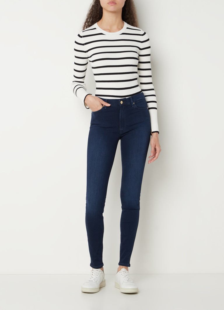 Blugi elastici cu talie înaltă 7 For All Mankind