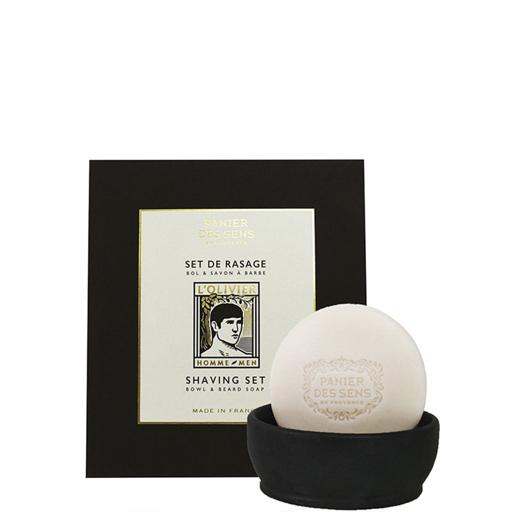 Panier des Sens Set de rasage | Hydratation et Énergie Savon à barbe