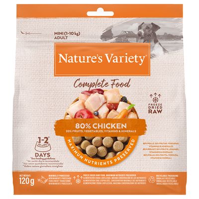 Nature's Variety Gefriergetrocknetes Alleinfutter für Hunde Mini
