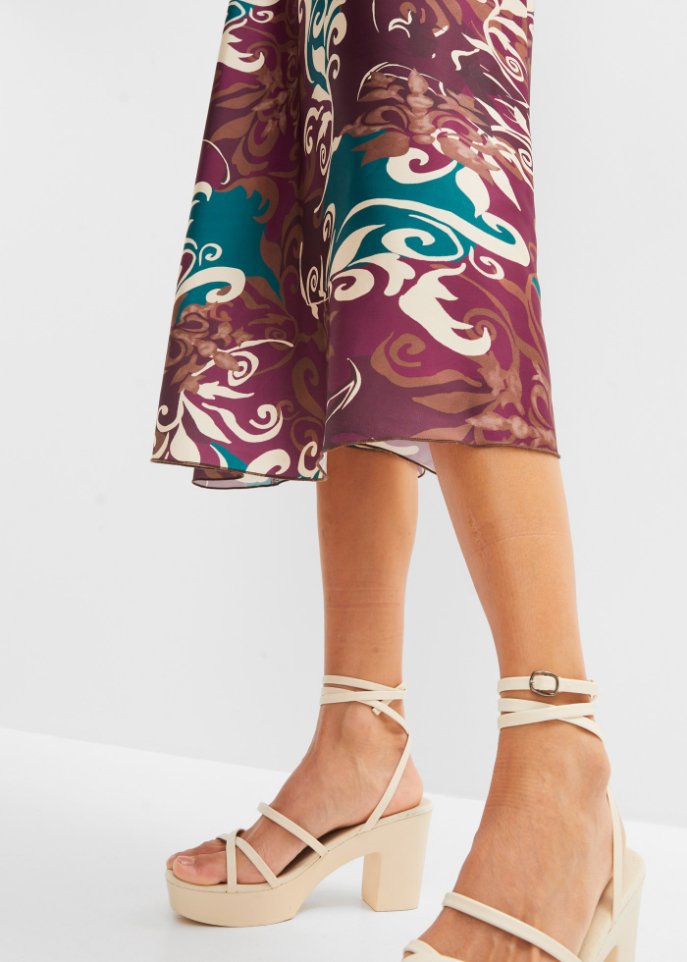 bedrucktes Midikleid