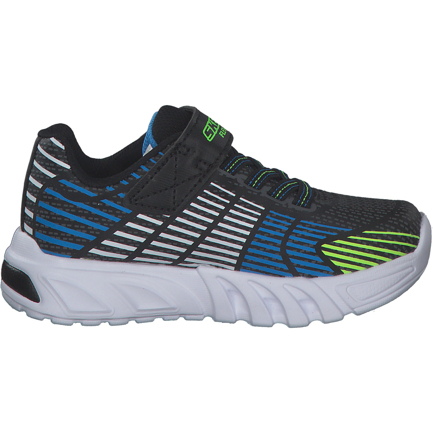 Skechers 400135L, Sneakers Low, Kinder, Schwarz/Blau/Grün