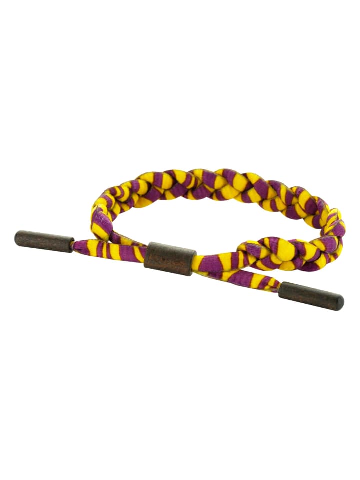 TubeLaces TubeLaces Schnürsenkel in Zebra purple/yellow günstig kaufen onesize