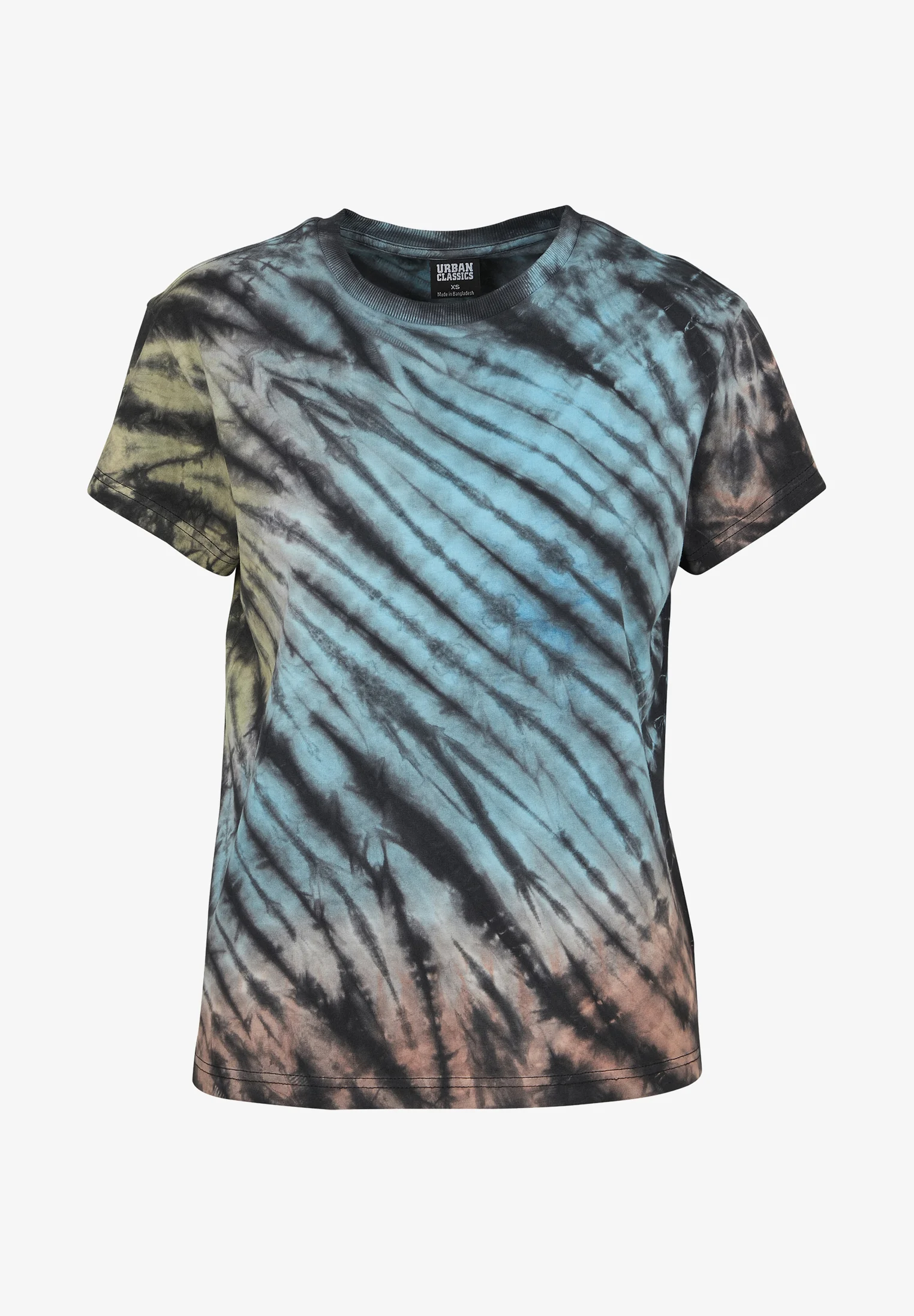 Urban Classics CAMISETA BOYFRIEND TIE DYE PARA MUJER - Camiseta con estampado