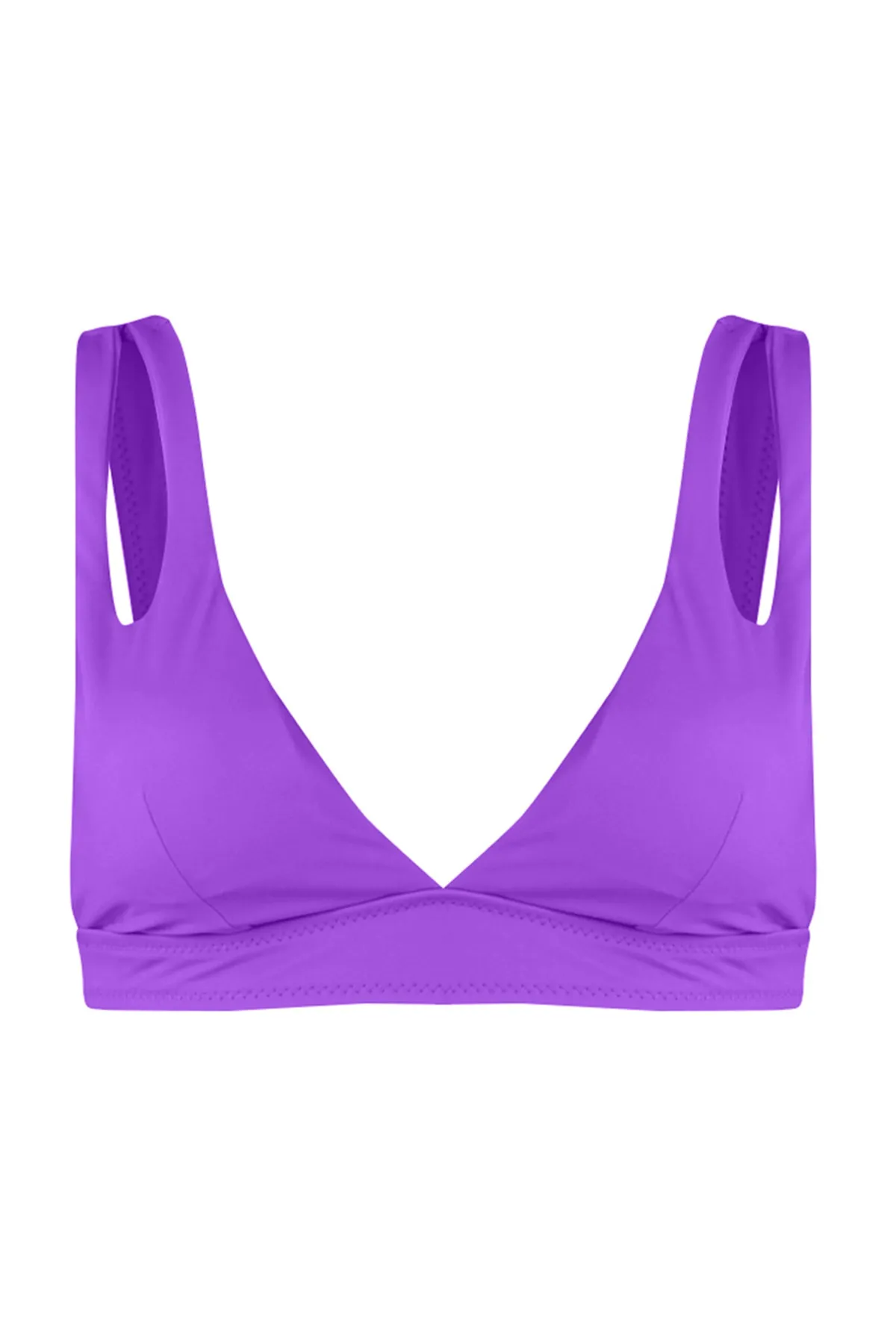 Trendyol Collection  Lilafarbenes Triangel-Bikinioberteil mit Ausschnitt/Fenster TBESS20BU0202