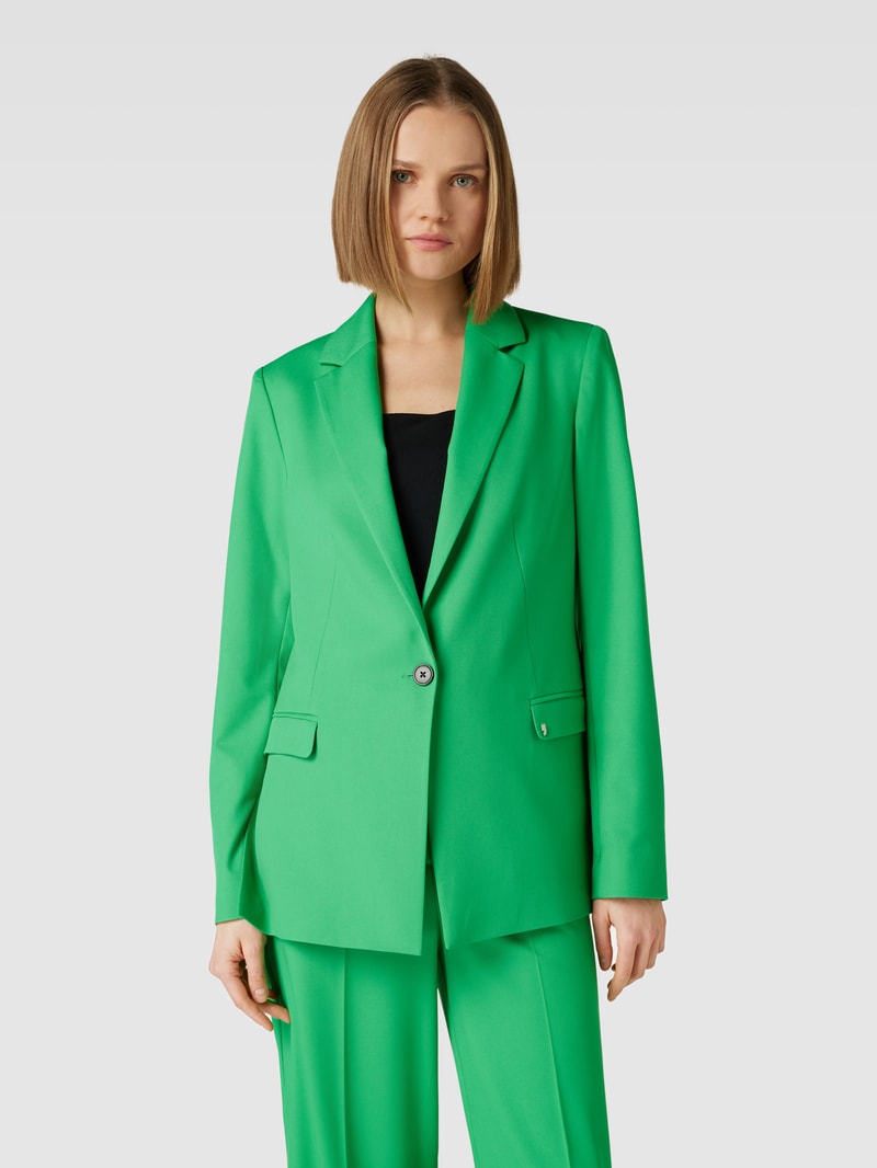 Blazer mit Reverskragen in grün
