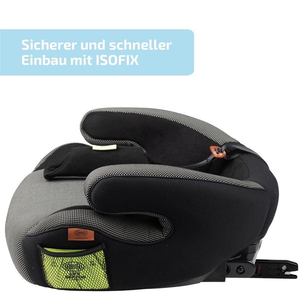 HEYNER Autokindersitz Sitzerhöhung Autokindersitz + ISOFIX+ Gurtführung(15-36 kg)