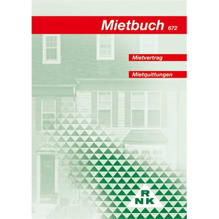 RNK Mietbuch Wohnungsmietvertrag 12 x 17 cm