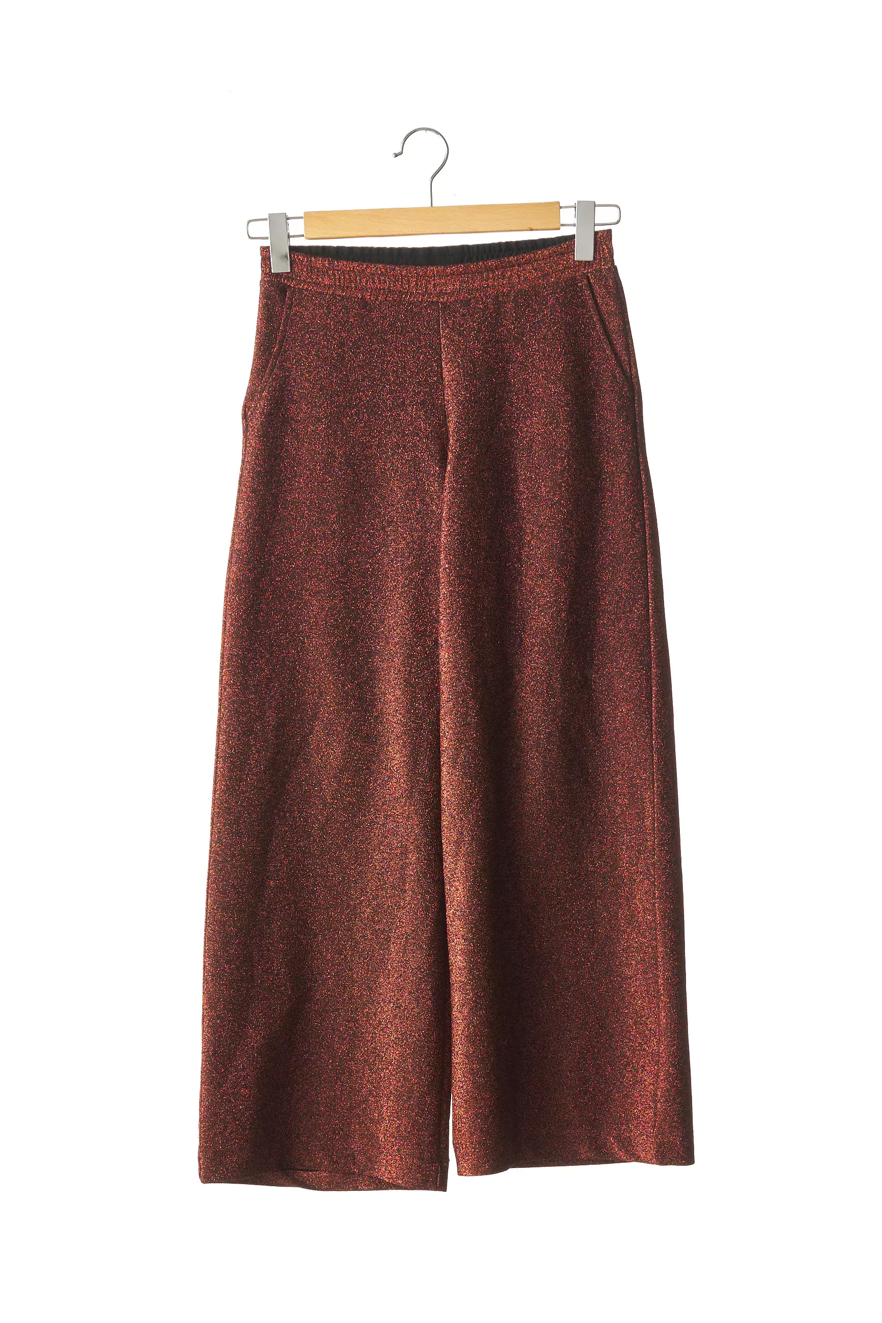 Just Pantalons Larges Femme couleur marron