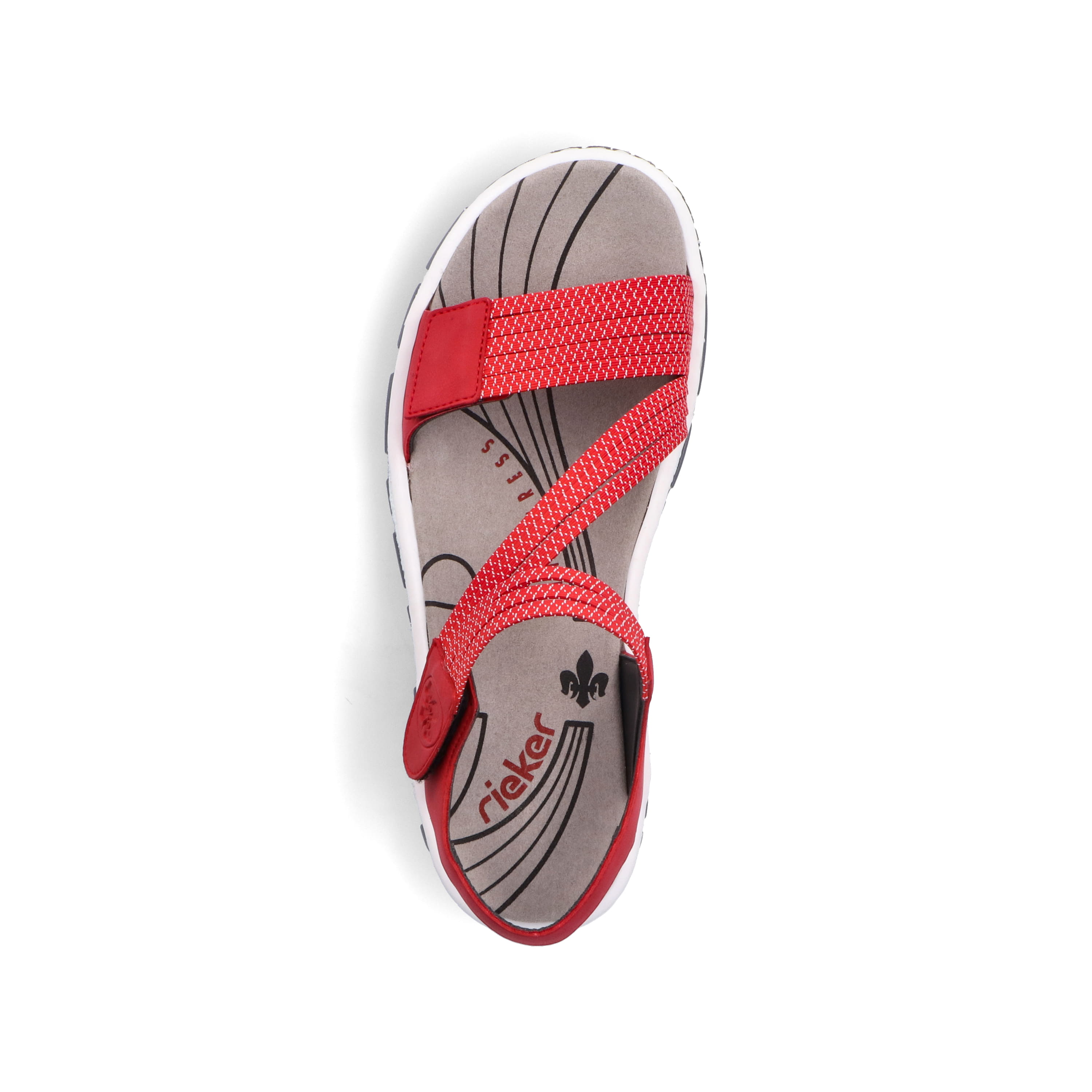 Rieker Damen Trekkingsandalen kirschrot