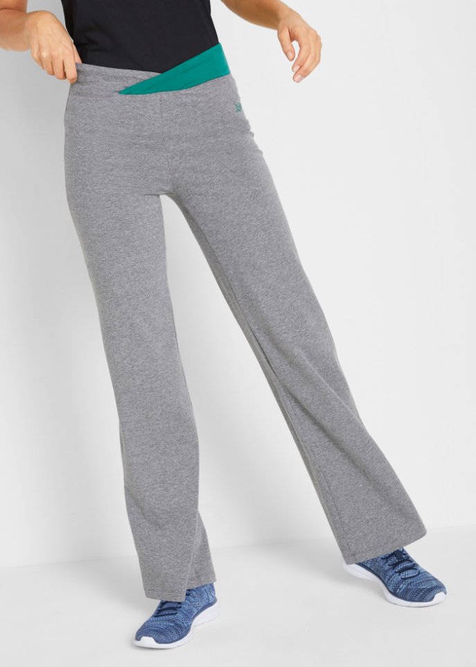 Baumwoll-Sporthose, Bootcut (2er Pack)