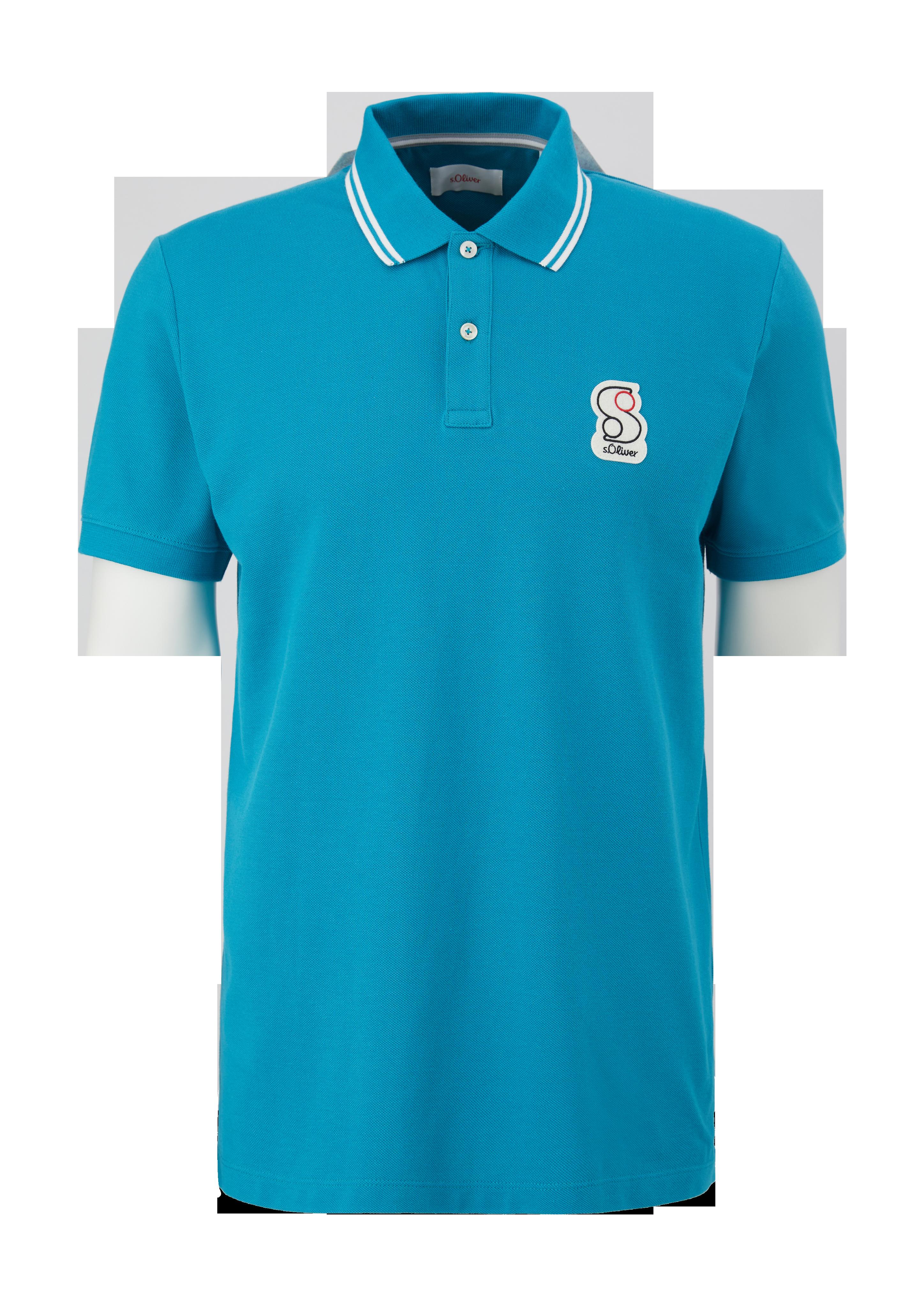 Poloshirt mit Labelpatch  2132729-6376