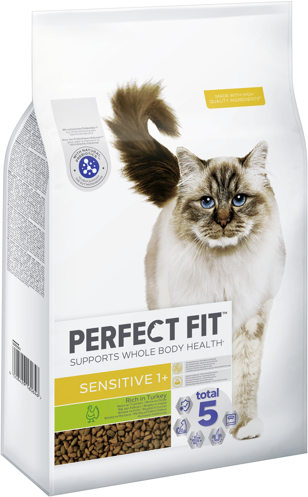 PERFECT FIT Trockenfutter PERFECT FIT Sensitive 1+ mit Truthahn 2x7 kg