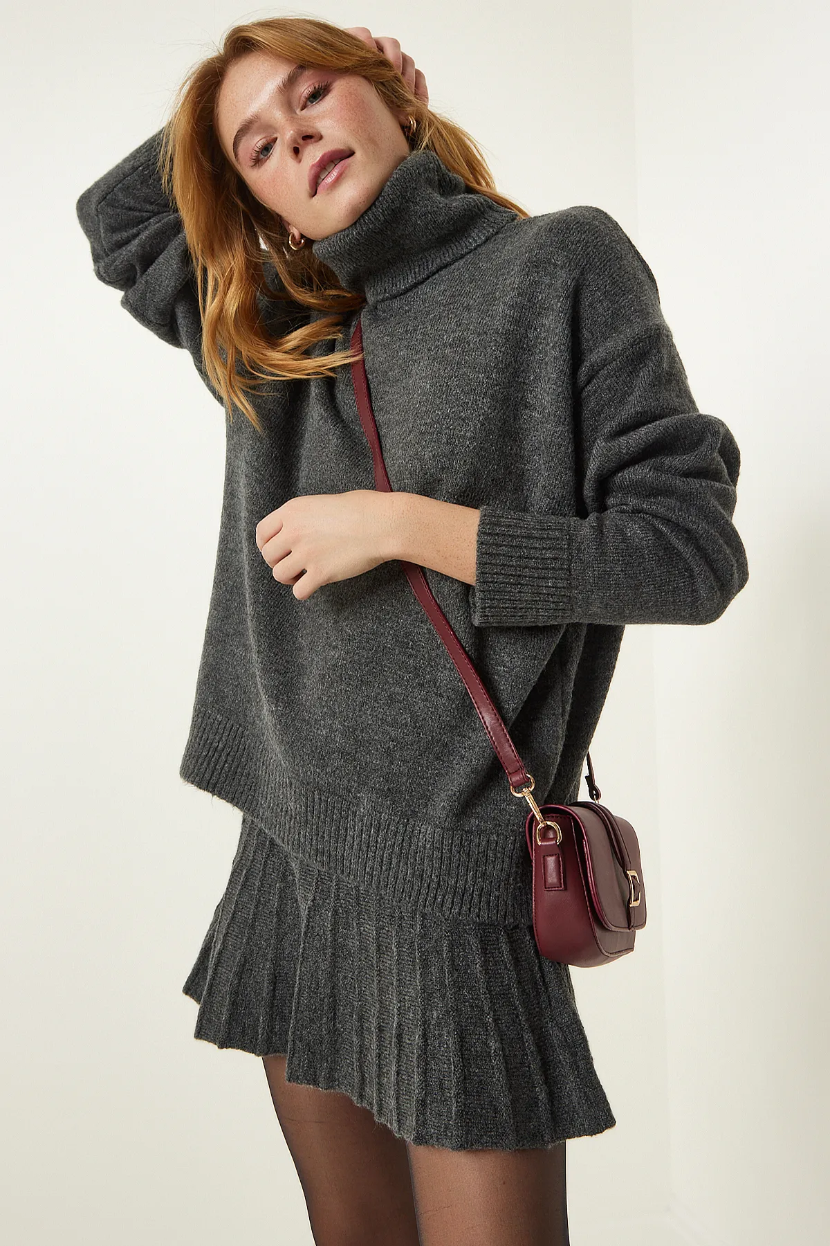 Happiness İstanbul  Zweiteiler - Grau - Regular Fit