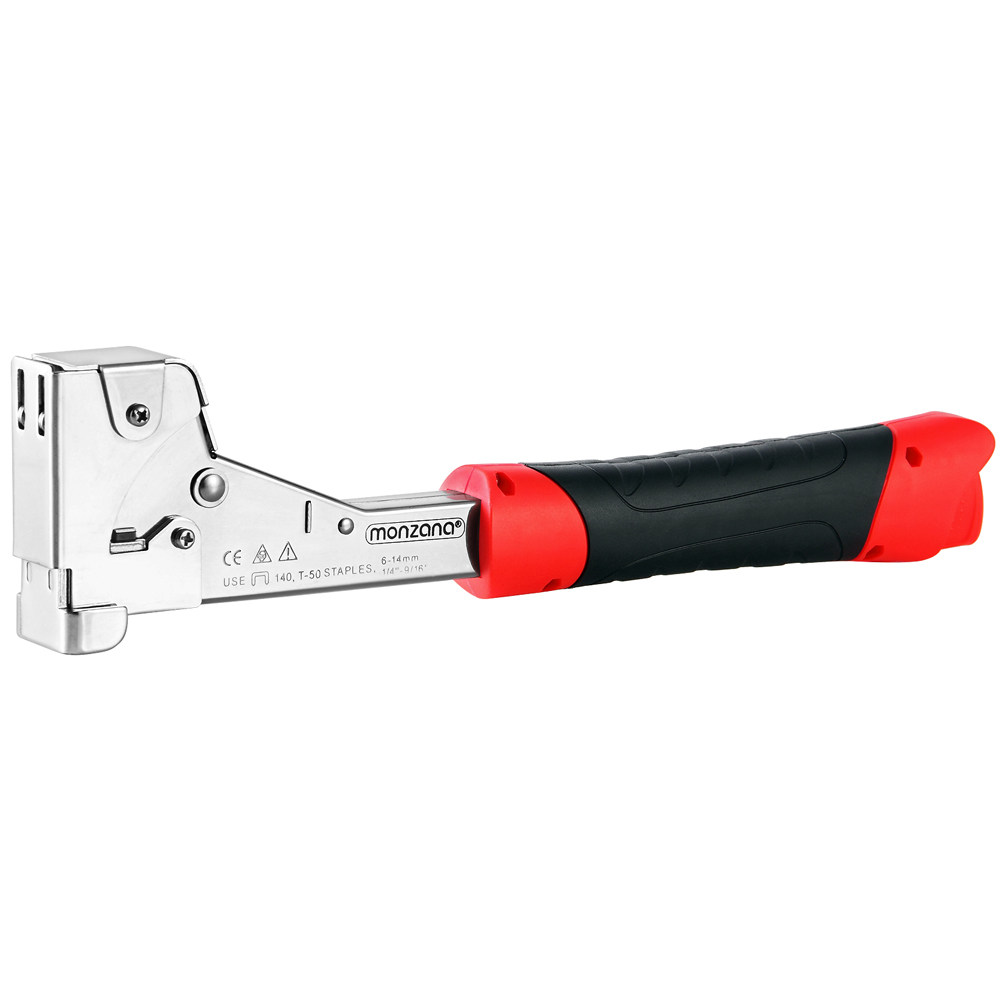 DEUBA Schlagtacker 34,5 x 8,5 x 3,5cm schwarz / rot