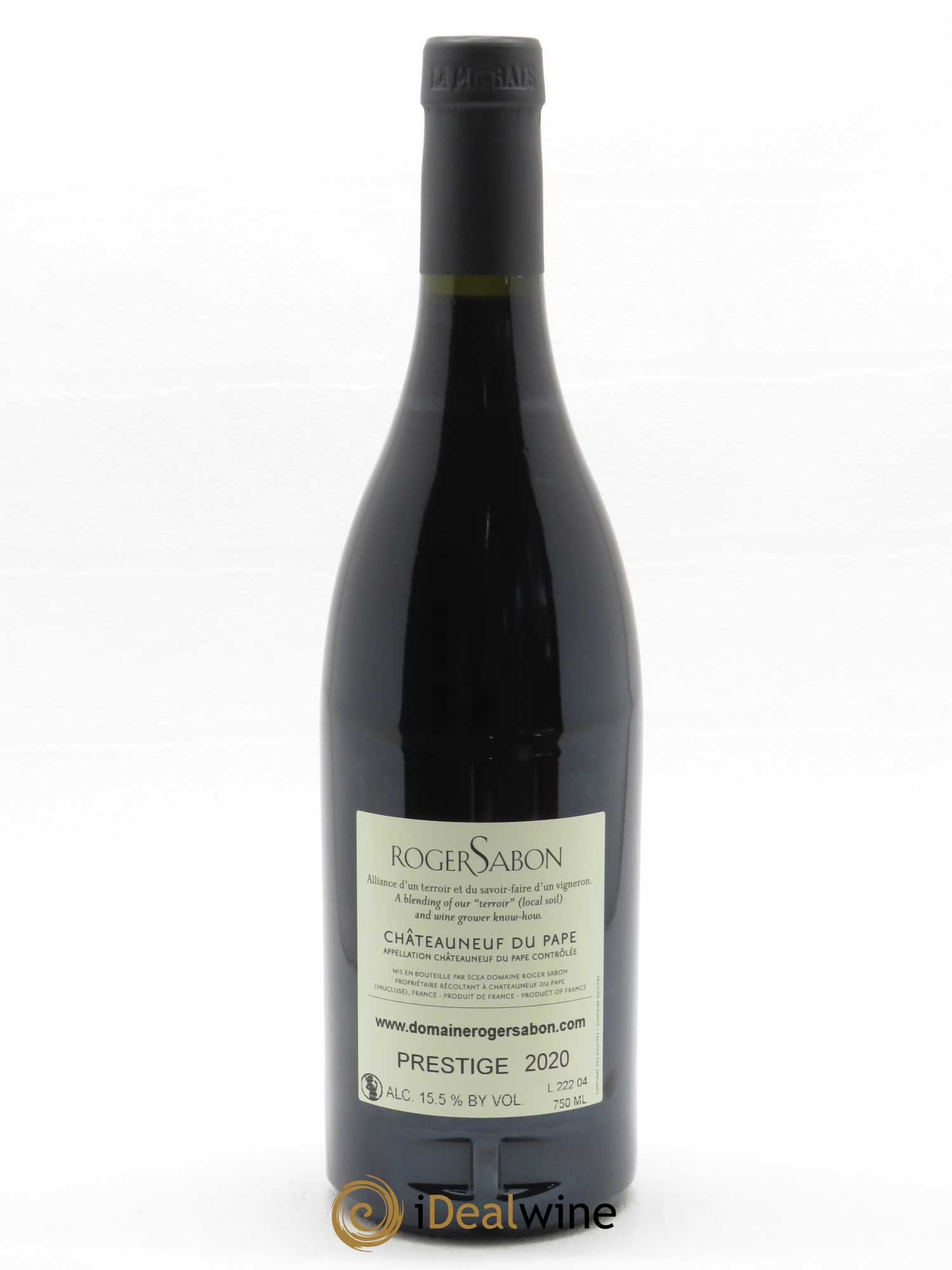 Châteauneuf-du-Pape Cuvée Prestige Domaine Roger Sabon  2020 - Lot de 1 Bouteille