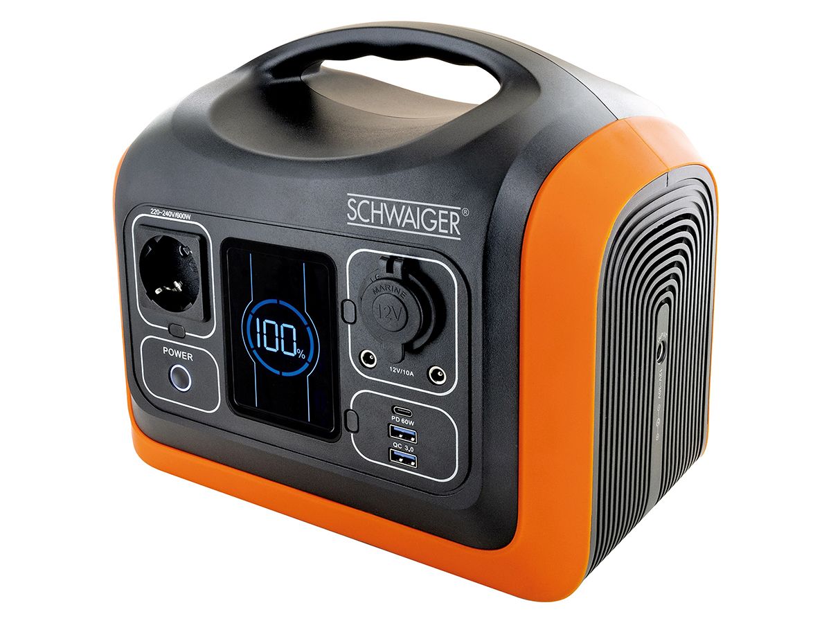 SCHWAIGER 600 Watt Power Station