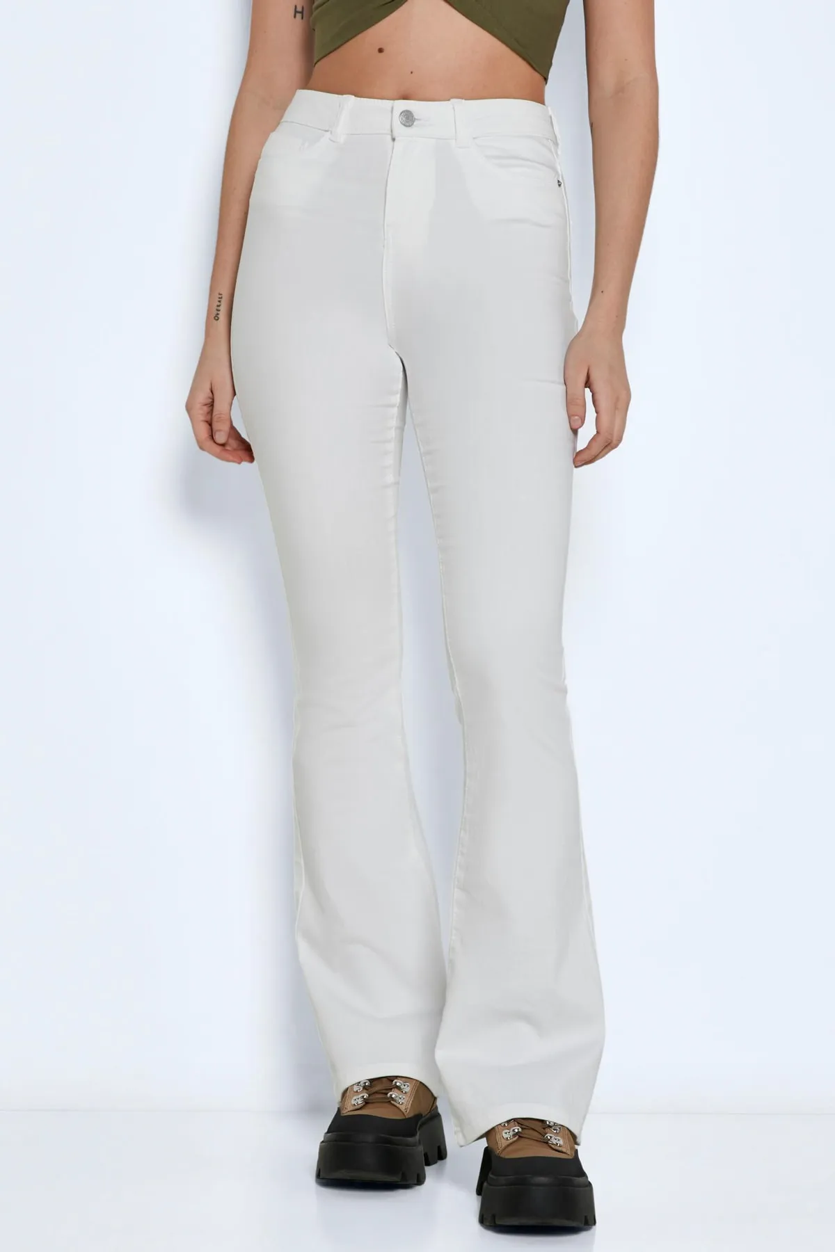 Noisy May  Hellweiße Jeans für Damen/Mädchen