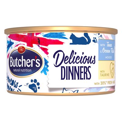Sparpaket Butcher's Delicious Dinners Katze 48 x 85 g
