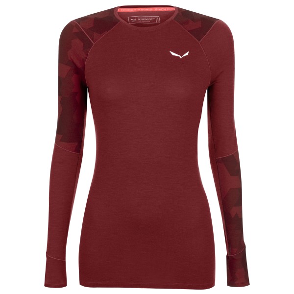 Salewa - Women's Cristallo Warm AMR L/S Tee - Merinounterwäsche