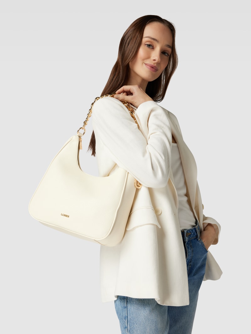 Handtasche in Leder-Optik Modell 'Josa' in offwhite