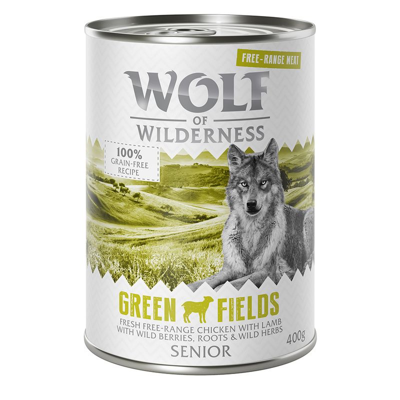 Wolf of Wilderness 'Freiland Fleisch' Senior 6 x 400 g