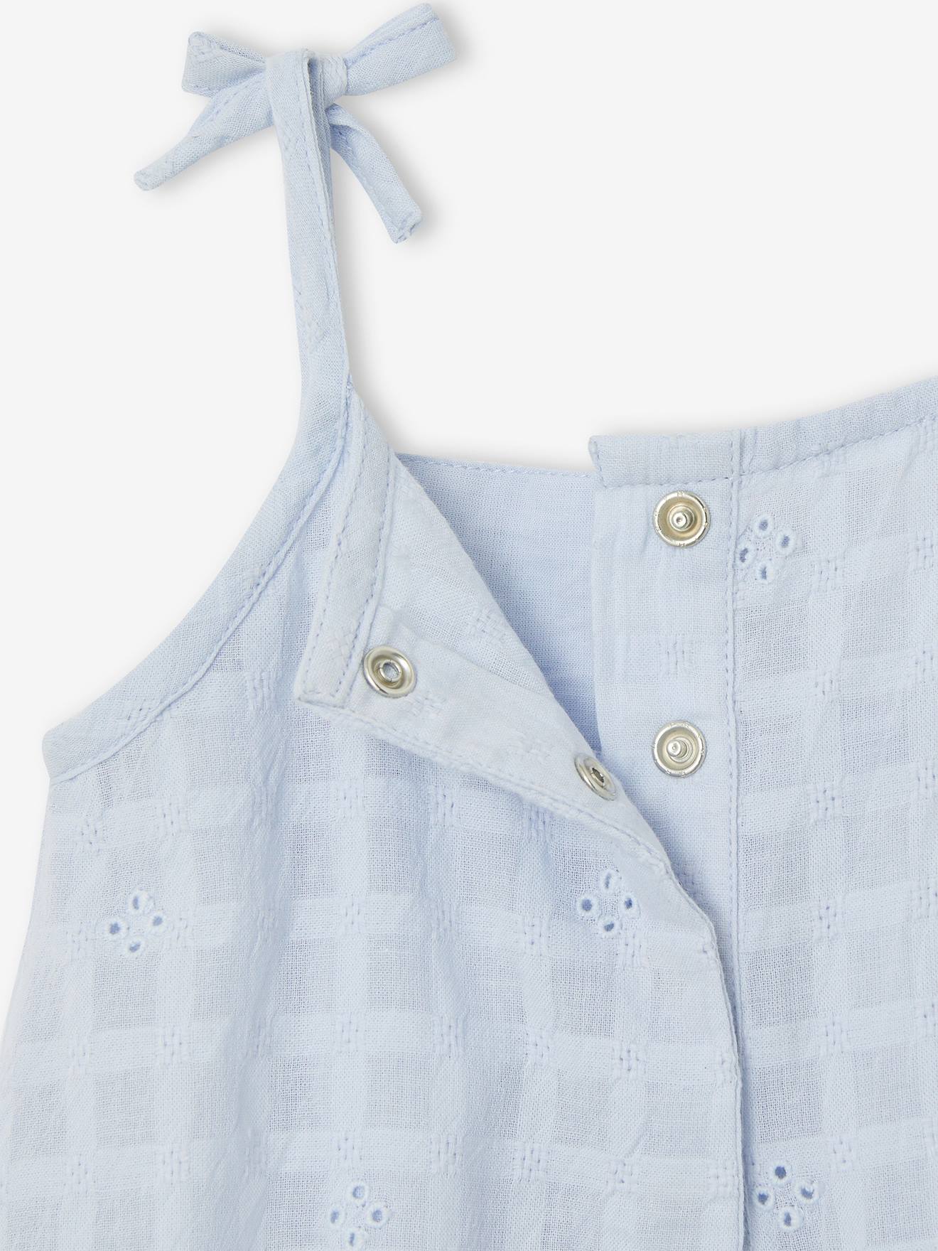 Vertbaudet Baby Sommer-Overall - himmelblau