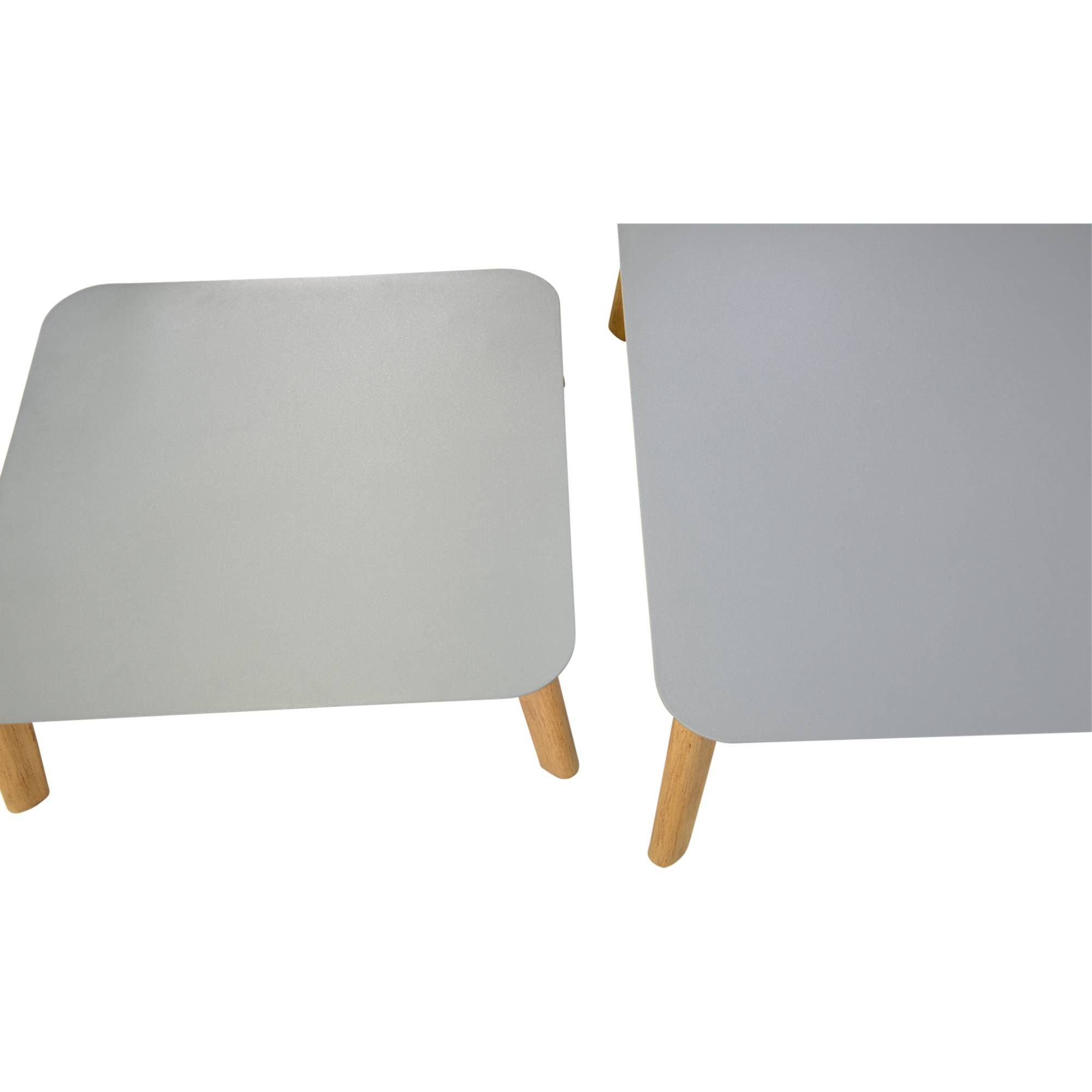 GMD Living Eckbankgruppe SPHERE, (Eckbank Loungeset, 5-tlg., bestehend aus 2 Sofas, 1 Eckteil & 2 Tischen inkl. Sitzpolster), rostfreies Aluminiumgestell in mattgrau