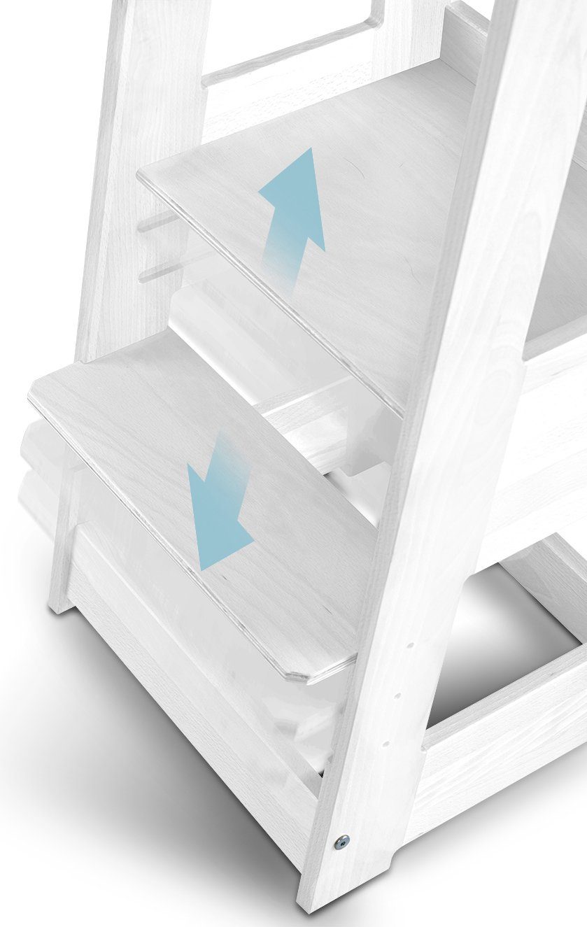 tiSsi® Stehhilfe Lernturm Felix, weiß, Made in Europe