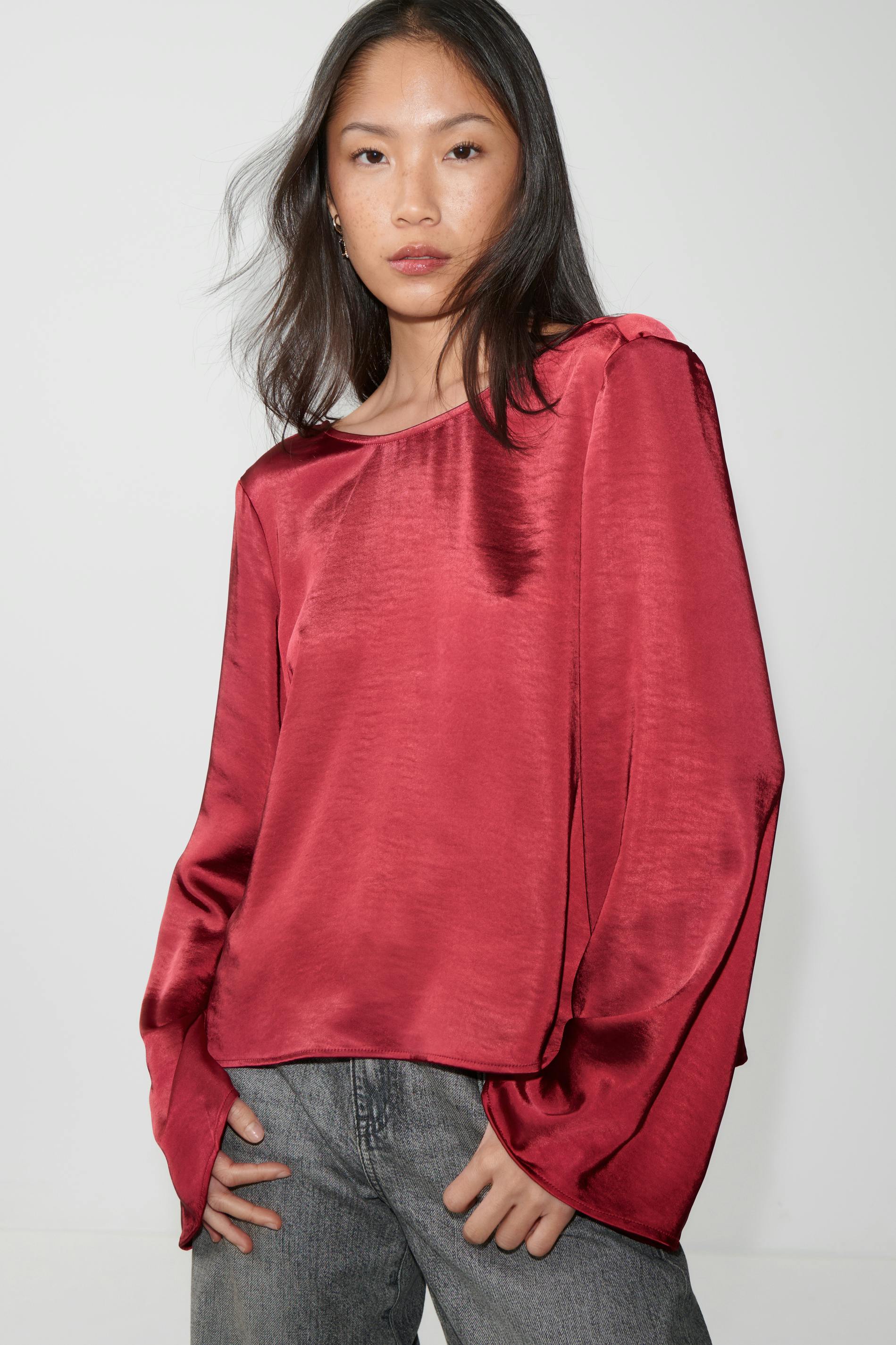 Satin blouse