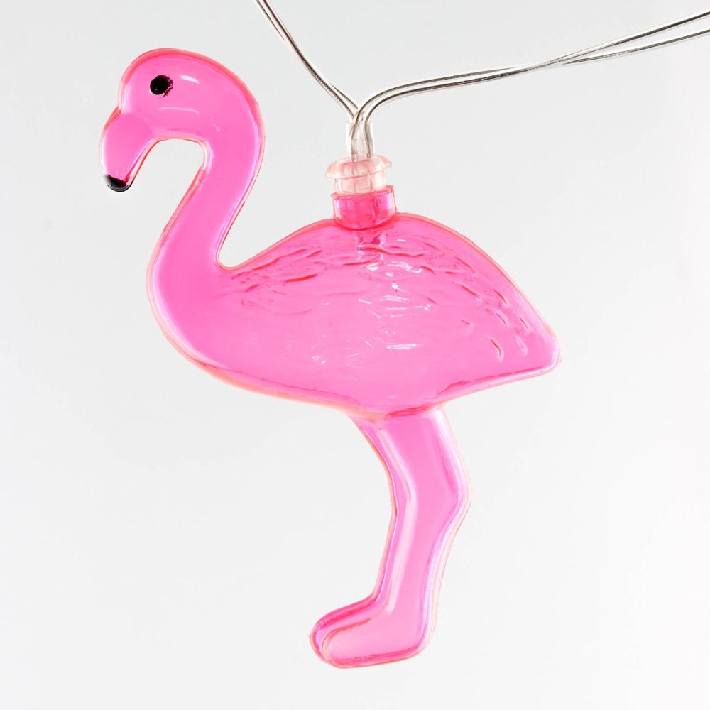 Gardenwize 10 Flamingo LED Lichter Solar Lichterkette