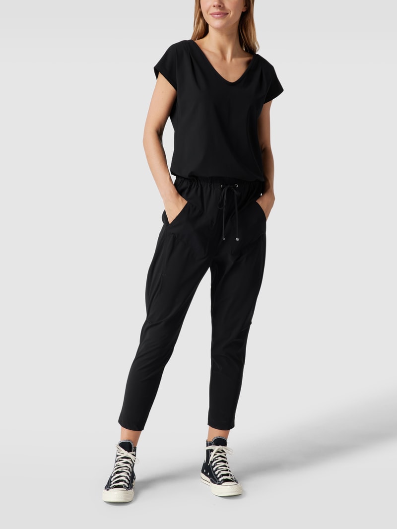 Jumpsuit mit seitlichen Eingrifftaschen Modell GIRA JUMPY in schwarz