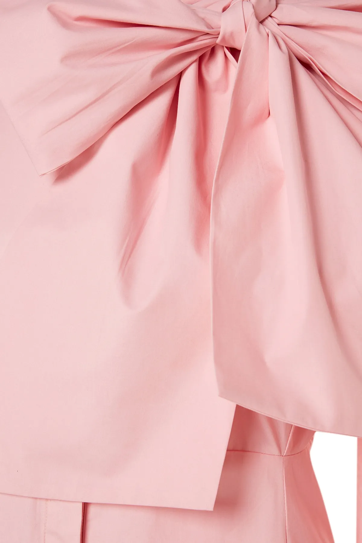 Trendyol Modest  X Kevser Sarıoglu Rosa Kleid aus 100 % gewebtem Baumwollpopeline mit breitem Gürtel TCLSS23DB00009