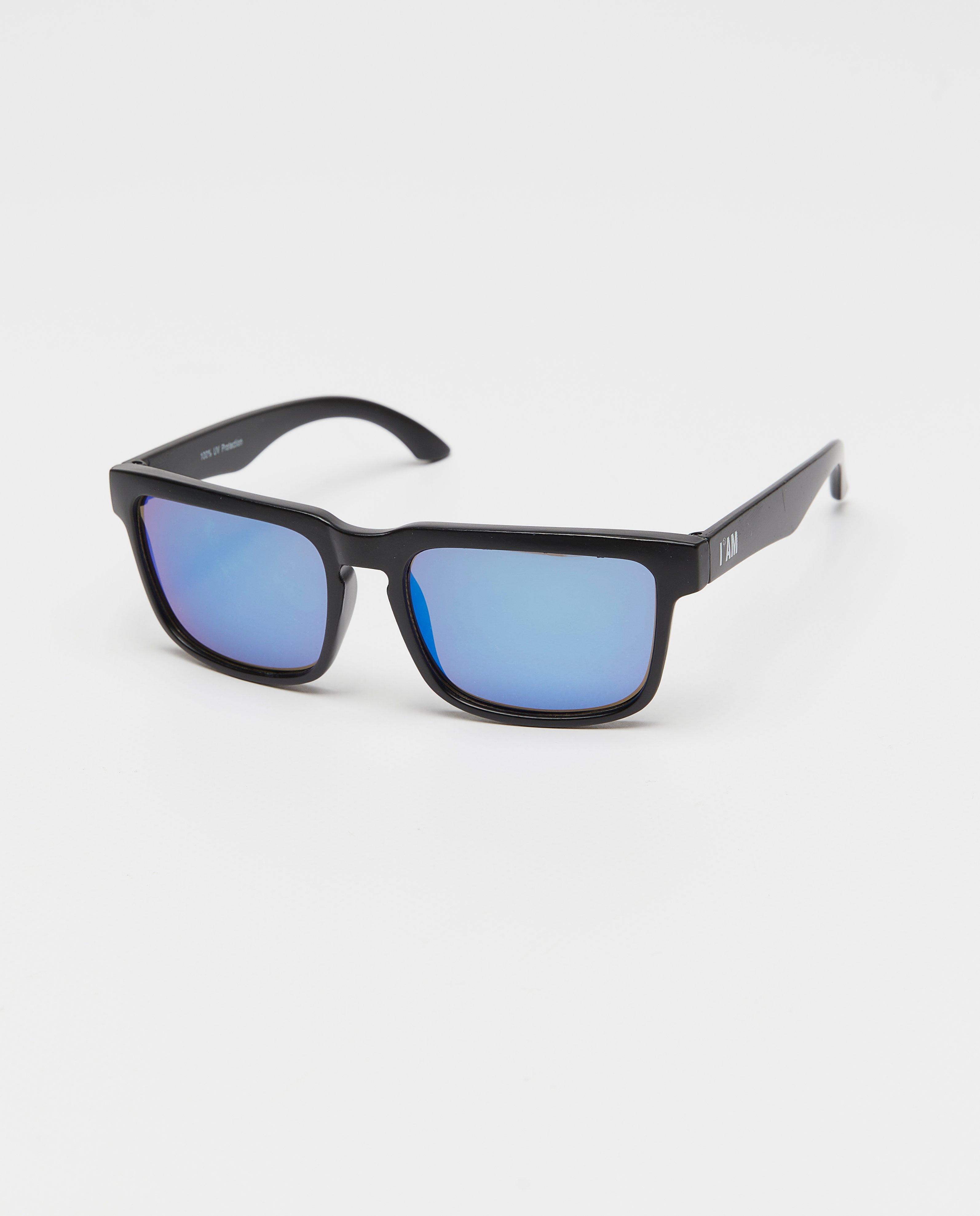 Ochelari de soare Quarterback Black, negri pentru bărbați