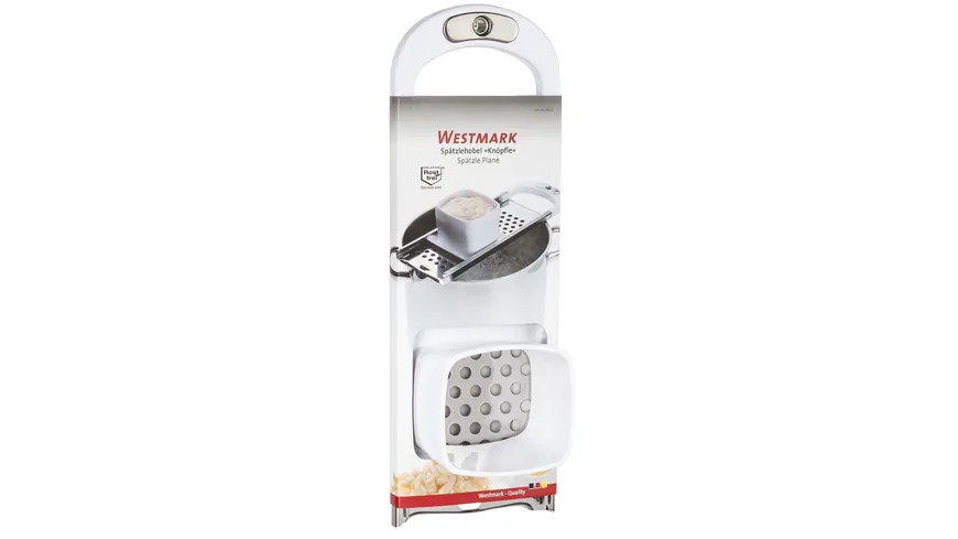 WESTMARK Spätzlehobel »Knöpfle« silber/weiß
