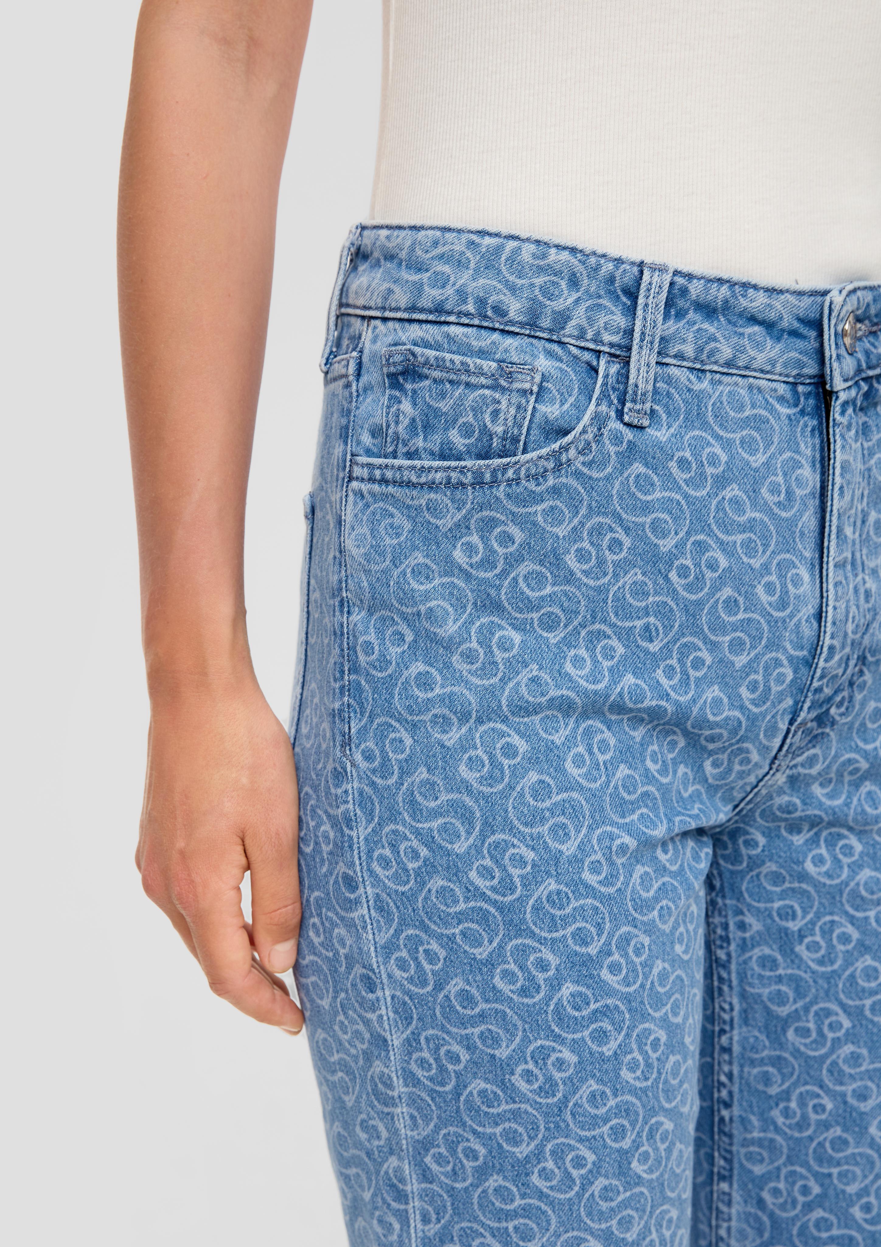 360° Denim / Cropped-Jeans Karolin / Regular Fit / High Rise / Straight Leg  2135810-53Z4