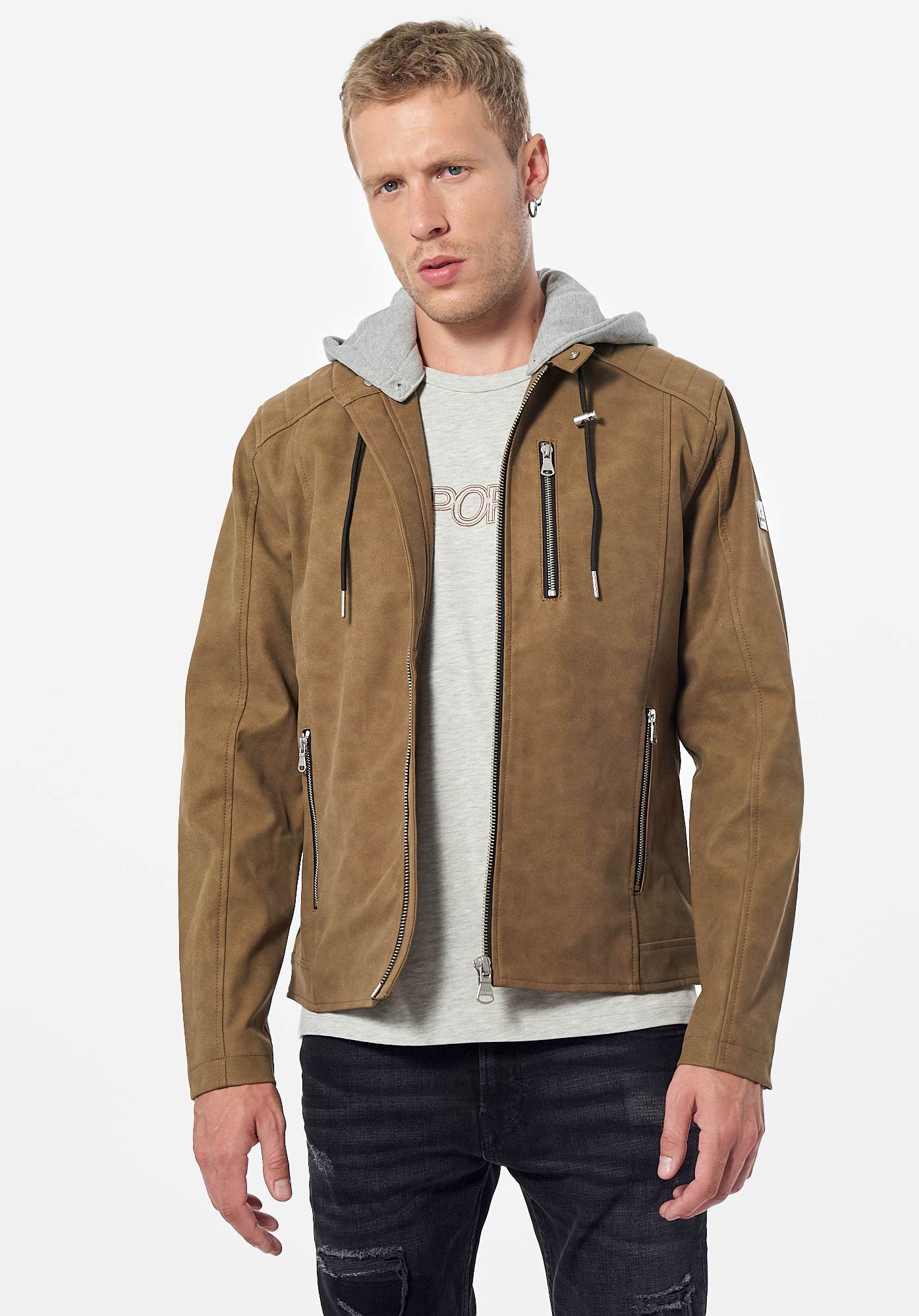 SISKA  Blouson marron Homme