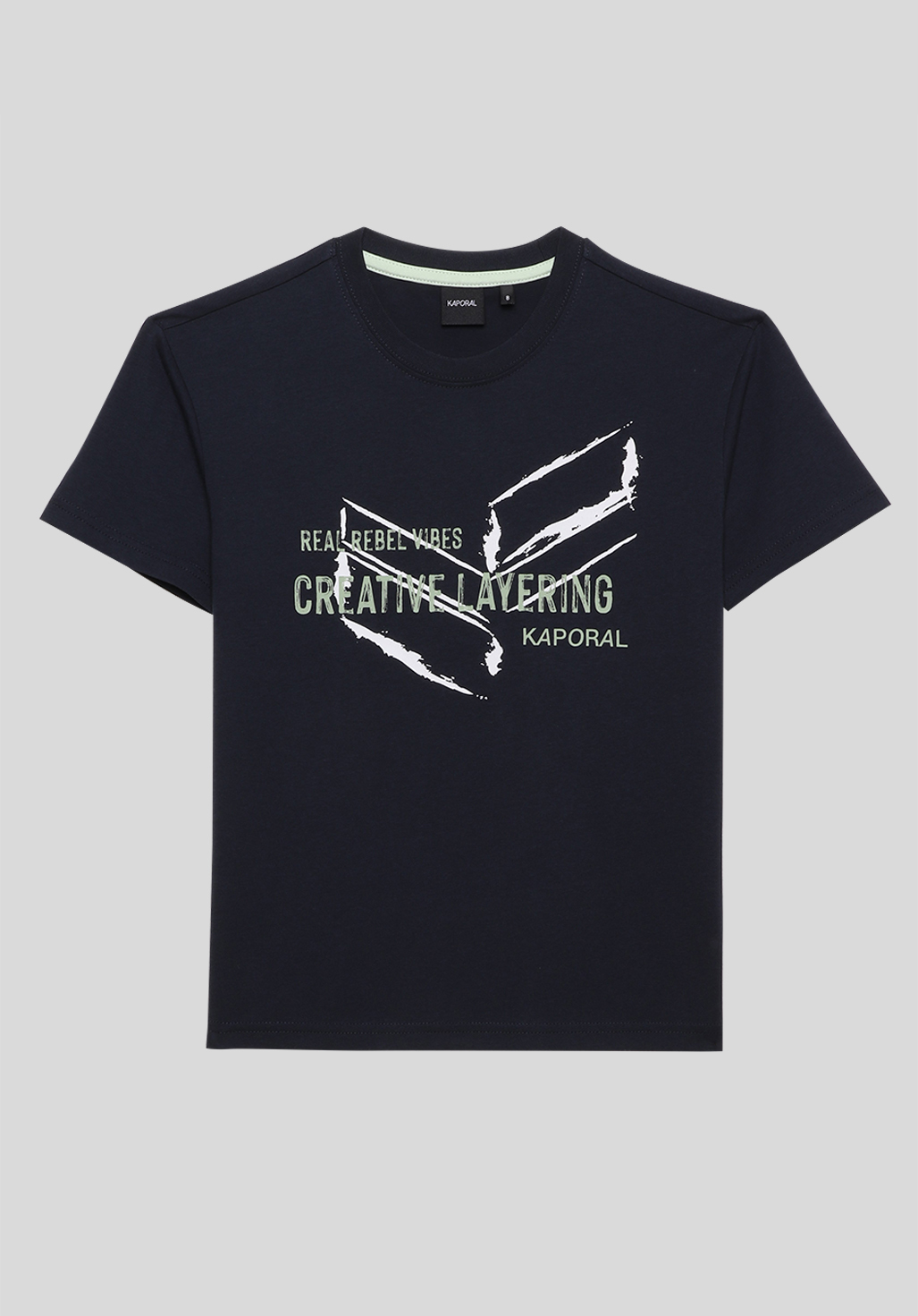 OANEL  T-shirt bleu garçon 100% coton