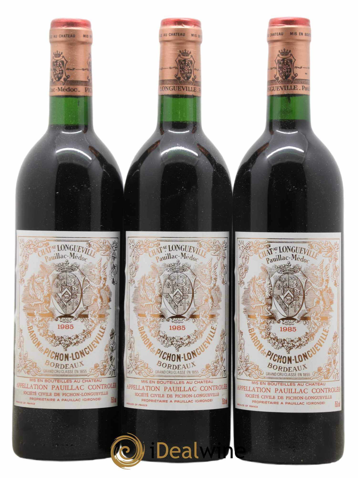 Pichon Longueville Baron 2ème Grand Cru Classé  1985 - Lot de 12 Bouteilles