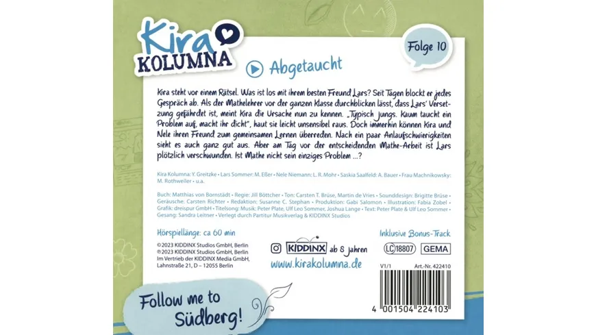Folge 10:Abgetaucht Digipak