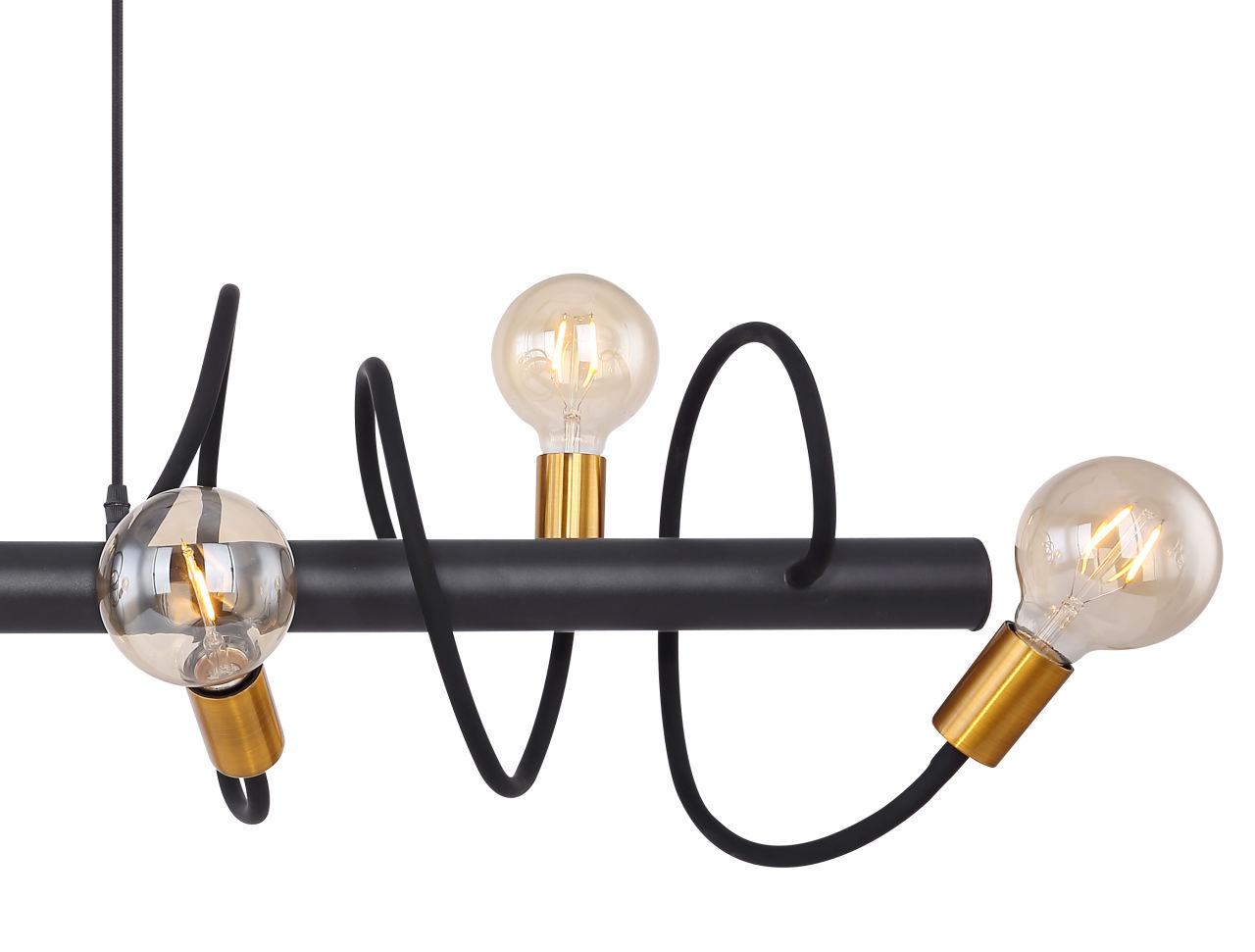 Globo Lighting - EDDY - Hängeleuchte Metall goldfarben, 6x E27