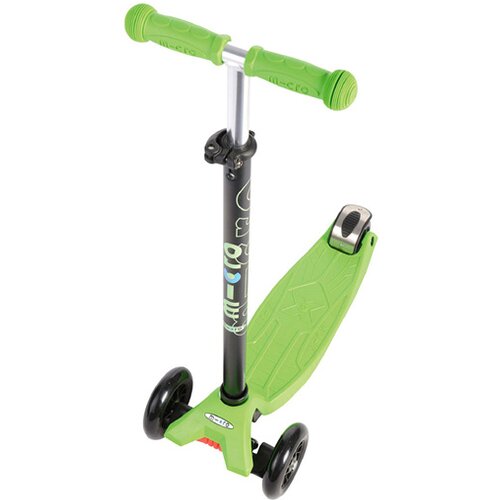 KINDER SCOOTER/KICKBOARD MAXI MICRO LEMON GREEN T-LENKER