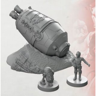 Star Wars Legion: Crashed Escape Pod Battlefield Expansion (EN)