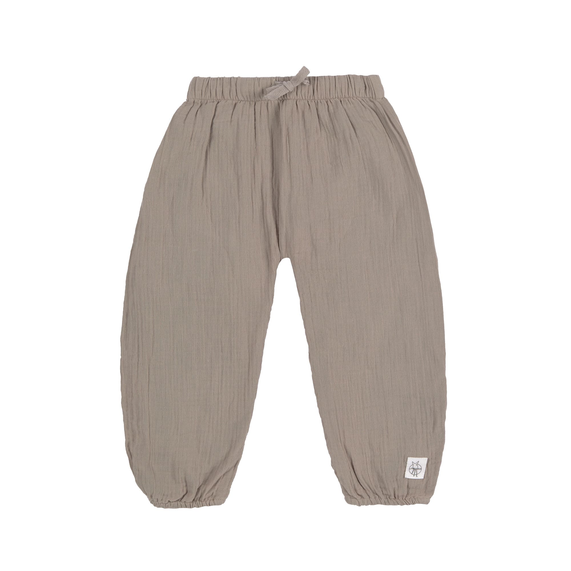 Baby Pumphose - Bio Baumwolle, Taupe, Grau