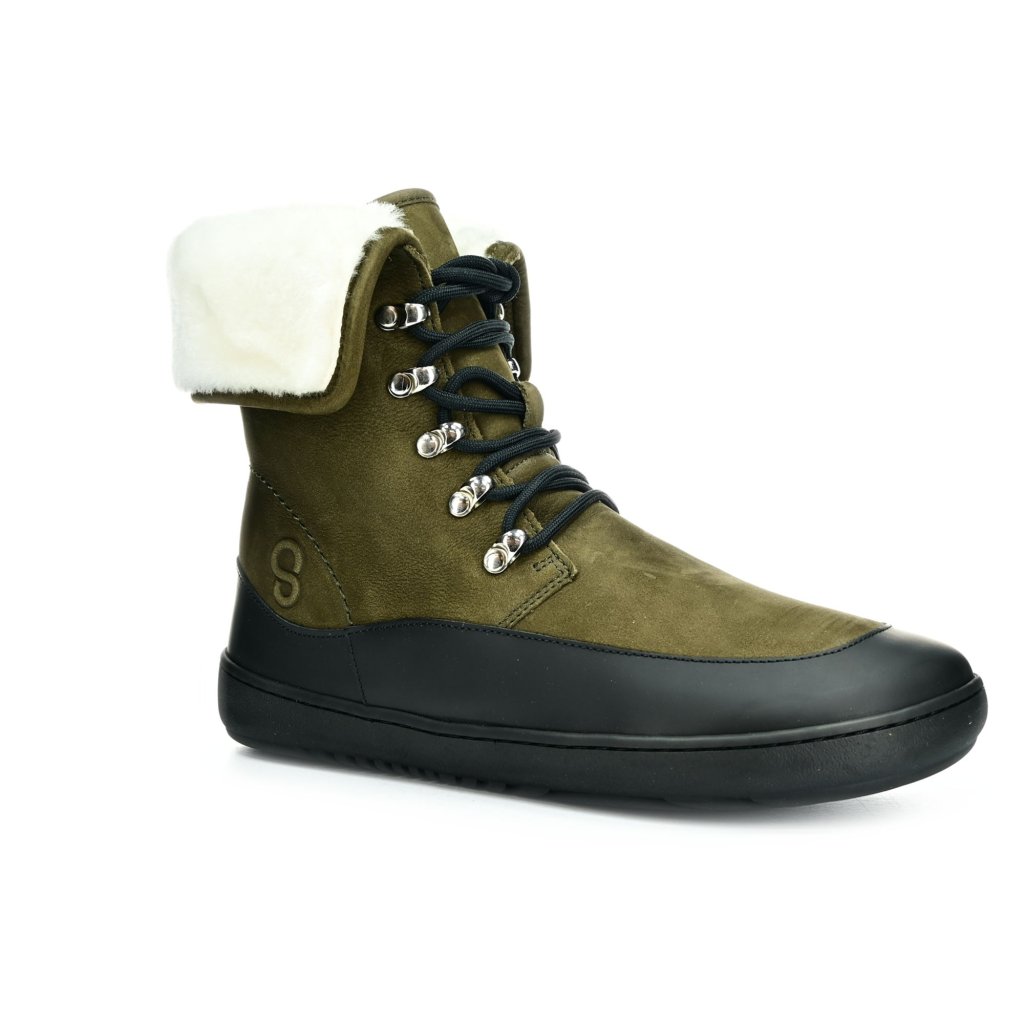 Shapen Lynx 2.0 Dark Green Winterbarfußschuhe